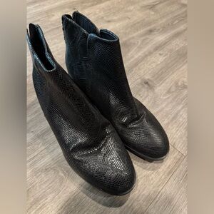 Clarks Black Ankle Booties